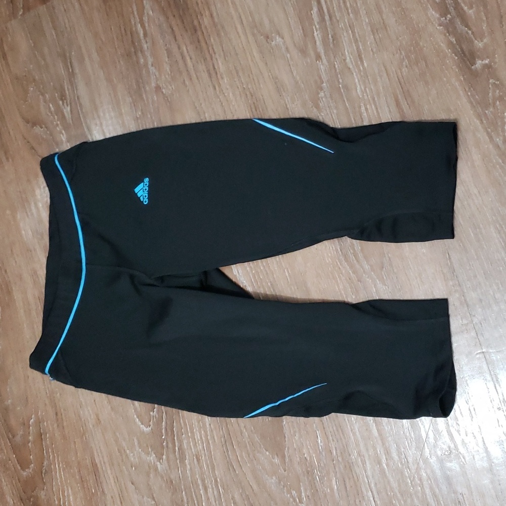 (S) Adidas ClimaCool Cropped Activewear Running Workout Athletic Gym Sporty Yoga